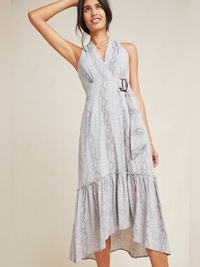 anthropologie woodblock midi dress Cotton Cutwork Midi Dress by Anthropologie in Ivory, Size: XL Petite